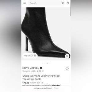 Steve Madden Stilleto booties Size 8M
